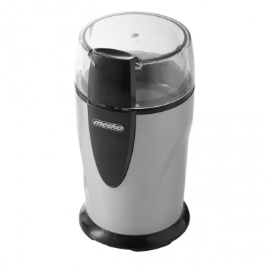 Кофемолка электрическая Mesko MS 4465 Swiss Design кухонный мини измельчитель для кофе с объемом для зерен 70 г и металлическим корпусом 110 Вт (MS-4465)