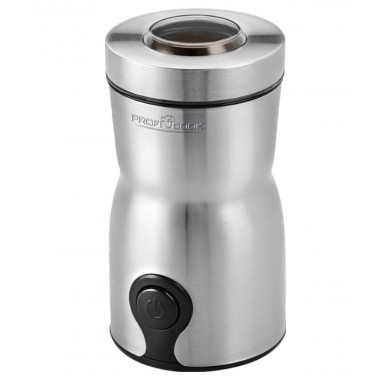 Кофемолка электрическая Profi Cook PC-KSW-1093 кухонный мини измельчитель для кофе с металлическим корпусом 160 Вт (PC-KSW-1093)