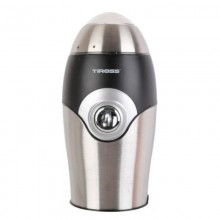 Кофемолка электрическая для дома Tiross TS530 150 Вт кухонный мини измельчитель для кофе орехов специй и зерновых с металлическим корпусом
