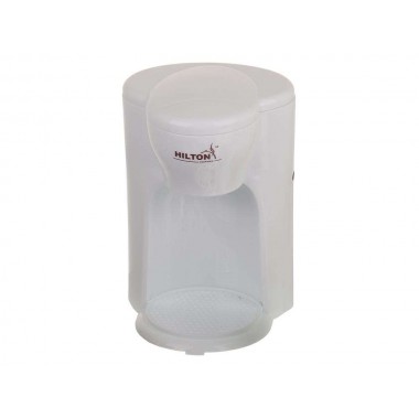 Кофемашина для дома Hilton KA-5414 White 330 Вт капельная кофеварка для кофе и чая с многоразовым съемным фильтром + чашка в подарок (KA-5414)