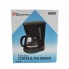 Кофемашина для дома Domotec MS-0707 Pro 650 Вт капельная кофеварка для кофе и чая на 4 порции с многоразовым фильтром + стеклянная чаша (45112 I)