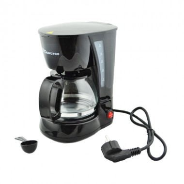 Кофемашина для дома Domotec MS-0707 Pro 650 Вт капельная кофеварка для кофе и чая на 4 порции с многоразовым фильтром + стеклянная чаша (45112 I)