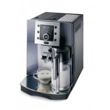 Автоматическая кофемашина с капучинатором Delonghi Perfecta Cappuccino ESAM 5550 B кофеварка для дома офиса и кафе с автоматической очисткой для зерен и молотого кофе  Б/У