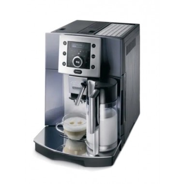 Автоматическая кофемашина с капучинатором Delonghi Perfecta Cappuccino ESAM 5550 B кофеварка для дома офиса и кафе с автоматической очисткой для зерен и молотого кофе  Б/У