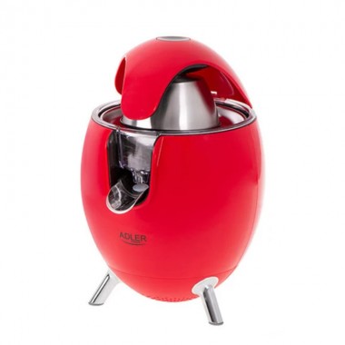 Соковыжималка для цитрусовых Adler AD 4013 Red домашняя электрическая на 800 Вт с автоматическим включением 2 насадки под разные фрукты