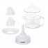 Соковыжималка для цитрусовых Mesko MS-4010 White домашняя электрическая на 60 Вт с автоматическим включением и выключением 2 конусные насадки