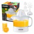 Соковыжималка для цитрусовых Mesko MS-4010 White домашняя электрическая на 60 Вт с автоматическим включением и выключением 2 конусные насадки