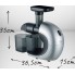 Соковыжималка шнековая для цитрусовых фруктов и овощей Adler AD 4130 домашняя электрическая на 150 Вт медленная с высоким выходом сока