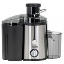 Соковыжималка центробежная для цитрусовых фруктов и овощей Mesko MS 4126 Black домашняя электрическая на 600 Вт контейнер для жмыха 2 скорости