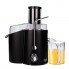 Соковыжималка центробежная для цитрусовых фруктов и овощей Adler AD 4127 Black домашняя электрическая на 2000 Вт контейнер для жмыха 2 скорости
