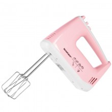 Міксер ручний для дому Silver Crest SHM 300 D2 Pink кухонний електричний на 300 Вт 5 швидкостей з турборежимом гаки для тіста та вінчики для збивання
