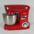 Планетарный стационарный миксер тестомес DMS 1900 Red домашний электрический на 1,9 кВт с чашей из нержавейки на 6,5 л насадка для теста венчик и лопатка