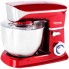 Планетарный стационарный миксер тестомес DMS 1900 Red домашний электрический на 1,9 кВт с чашей из нержавейки на 6,5 л насадка для теста венчик и лопатка