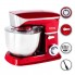 Планетарный стационарный миксер тестомес DMS 1900 Red домашний электрический на 1,9 кВт с чашей из нержавейки на 6,5 л насадка для теста венчик и лопатка