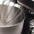 Планетарный стационарный миксер тестомес DMS KM-1500 Black домашний электрический на 1,5 кВт с чашей из нержавейки на 5 л насадка для теста венчик и лопатка