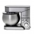 Планетарный стационарный миксер тестомес Gerlach GL 4219 1800 Вт Silver электрический домашний с чашей из нержавейки на 5 л насадка для теста лопатка и венчик