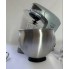 Планетарный стационарный миксер тестомес Royalty Line RL PKM 1600 Вт Silver электрический домашний с чашей из нержавейки на 6 л насадка для теста венчик для взбивания