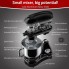 Планетарный кухонный миксер тестомес COOKDEYI SM 1522NM Black домашний электрический на 1,8 кВт с чашей из нержавейки на 8 л венчик и 2 насадки для теста