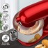 Планетарный кухонный миксер тестомес COOKDEYI SM 1522NM Red домашний электрический на 1,8 кВт с чашей из нержавейки на 8 л венчик и 2 насадки для теста