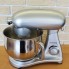Планетарный кухонный миксер тестомес COOKDEYI SM 1522NM Silver домашний электрический на 1,8 кВт с чашей из нержавейки на 8 л венчик и 2 насадки для теста