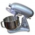 Планетарный кухонный миксер тестомес COOKDEYI SM 1522NM Silver домашний электрический на 1,8 кВт с чашей из нержавейки на 8 л венчик и 2 насадки для теста