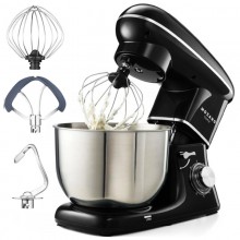 Планетарный стационарный миксер тестомес Mozano Kitchen Machine 2300 W Black электрический домашний с чашей из нержавейки на 6.2 л насадка для теста лопатка и венчик Планетарный стационарный миксер тестомес Mozano Kitchen Machine 2300 W Black электрический домашний с чашей из нержавейки на 6.2 л насадка для теста лопатка и венчик