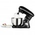 Планетарный стационарный миксер тестомес Mozano Kitchen Machine 2300 W Black электрический домашний с чашей из нержавейки на 6.2 л насадка для теста лопатка и венчик