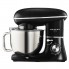 Планетарный стационарный миксер тестомес Mozano Kitchen Machine 2300 W Black электрический домашний с чашей из нержавейки на 6.2 л насадка для теста лопатка и венчик