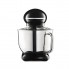 Планетарный стационарный миксер тестомес Mozano Kitchen Machine 2300 W Black электрический домашний с чашей из нержавейки на 6.2 л насадка для теста лопатка и венчик