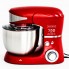 Планетарный стационарный миксер тестомес Royalty Line RL PKM 1600 Вт Red электрический домашний с чашей из нержавейки на 6 л насадка для теста венчик для взбивания