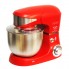 Планетарный стационарный миксер тестомес Royalty Line RL PKM 1600 Вт Red электрический домашний с чашей из нержавейки на 6 л насадка для теста венчик для взбивания