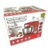 Планетарный стационарный миксер тестомес Royalty Line RL PKM 1600 Вт Red электрический домашний с чашей из нержавейки на 6 л насадка для теста венчик для взбивания