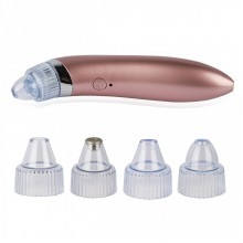 Вакуумный аппарат для чистки лица, очиститель пор кожи Menqahahayd XN-8030 Pink USB, 5 режимов + 4 насадки в подарок (SO-7950 YS) Вакуумный аппарат для чистки лица, очиститель пор кожи Menqahahayd XN-8030 Pink USB, 5 режимов + 4 насадки в подарок (SO-7950 YS)