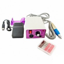 Фрезер для маникюра и педикюра Lina MM-25000 Pink на 25000 об/мин 30 ВТ с набором фрез