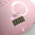 УФ лампа для ногтей и маникюра Sun 5 UV/LED Pink 48 Вт настольная для сушки гель-лаков и гелей с таймером питанием от USB и съемным дном + ЖК дисплей (49299)