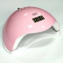 УФ лампа для ногтей и маникюра Sun 5 UV/LED Pink 48 Вт настольная для сушки гель-лаков и гелей с таймером питанием от USB и съемным дном + ЖК дисплей (49299) УФ лампа для ногтей и маникюра Sun 5 UV/LED Pink 48 Вт настольная для сушки гель-лаков и гелей с таймером питанием от USB и съемным дном + ЖК дисплей (49299)