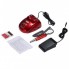 Профессиональный аппарат для маникюра и педикюра Фрезер Glazing Machine Nail Master 208 Red 35000 об/мин 30 ВТ, ножная педаль, 6 насадок (46134 IM)