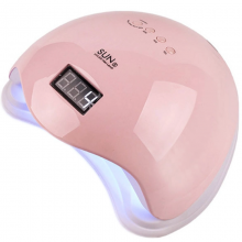 УФ лампа для ногтей и маникюра Sun 5 UV/LED Pink 48 Вт настольная для сушки гель-лаков и гелей с таймером питанием от сети 220В со съемным дном + ЖК дисплей УФ лампа для ногтей и маникюра Sun 5 UV/LED Pink 48 Вт настольная для сушки гель-лаков и гелей с таймером питанием от сети 220В со съемным дном + ЖК дисплей