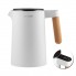 Чайник электрический металлический с терморегулятором 45-100 °С Salt & Pepper Concept RK3300 1.5 л мощность 2200 Вт с двойной стенкой LED дисплей Белый