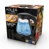 Чайник электрический стеклянный ADLER AD 1274 Black мощность 2200 Вт с подсветкой автоотключением и защитой от включения без воды 1,7 л 