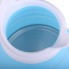Электрический дорожный чайник SmartTech Foldable Kettle складной силиконовый на 0,6 л дисковый с автоотключением индикатором питания и уровня воды Синий (49081)