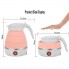 Електричний дорожній чайник SmartTech Foldable Kettle складаний силіконовий на 0,6 л дисковий з автовідключенням індикатором живлення та рівня води Рожевий (48983)