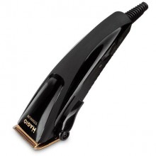 Машинка для стрижки волос Magio MG-591 Black 25 Вт титановые ножи питание от сети 220 В антискользящая ручка регулятор длины + 4 насадки (MG-591)