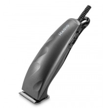 Машинка для стрижки волос Magio MG-592 Mini Gray 9 Вт с титановыми ножами питанием от сети 220 В длина стрижки 3-12 мм 4 насадки (МG-592)