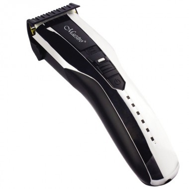 Машинка для стрижки волос 2 в 1 Maestro MR-660 Black 1000 mA съёмный аккумулятор, щетка для чистки + съёмное керамическое лезвие (MR-660)