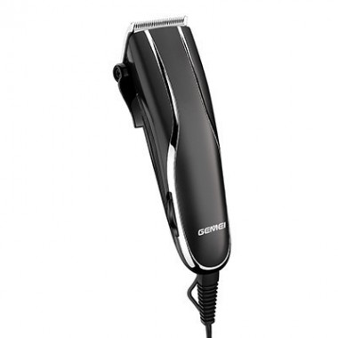 Машинка для стрижки волос Gemei GM-811 Black 9 Вт питание от сети 220 В с низким уровнем шума 4 насадки (GM-811)