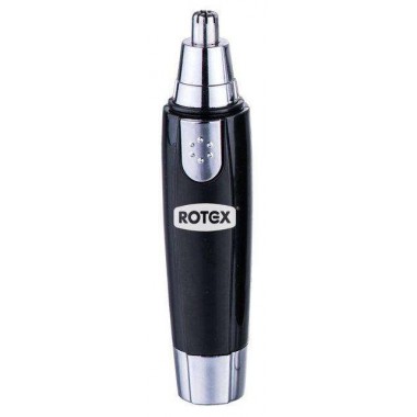 Триммер для носа и ушей Rotex RHC10-S Black 1,5 Вт питание 1 x АА съёмная головка нож из нержавеющей стали (RHC-10-S)