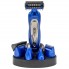 Триммер мужской универсальный 5 в 1 Rotex RHC-185-S LuxMan Blue 3 Вт аккумуляторный для бороды и усов носа и ушей для тела + бритва и подставка (RHC185-S)