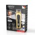 Машинка для стрижки волос Camry CR 2844 Gold аккумуляторная 100 Вт с LCD дисплеем USB зарядка 4 насадки + накидка ножницы и расческа