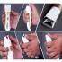 Машинка для стрижки волос Geemy GM-6001 Professional White беспроводная аккумуляторная 3 Вт титановый и керамический ножи 4 насадки + запасной аккумулятор (49025)